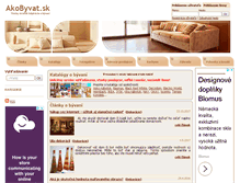 Tablet Screenshot of akobyvat.sk